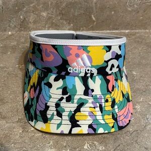 Adidas’s Multicolor Camo Visor — Black, Yellow, Pink, Green, Blue, Purple